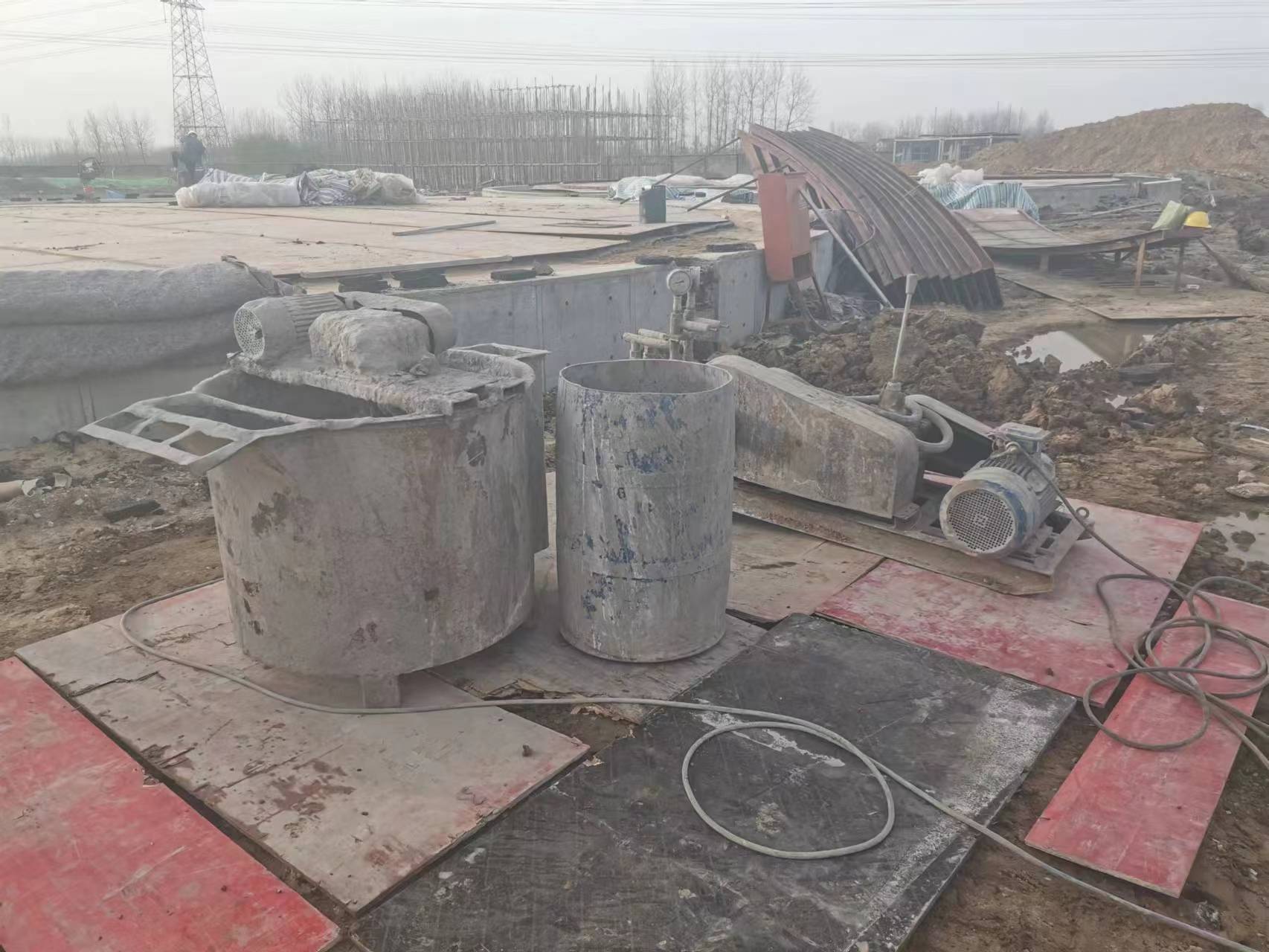 黄潭镇设备基础注浆