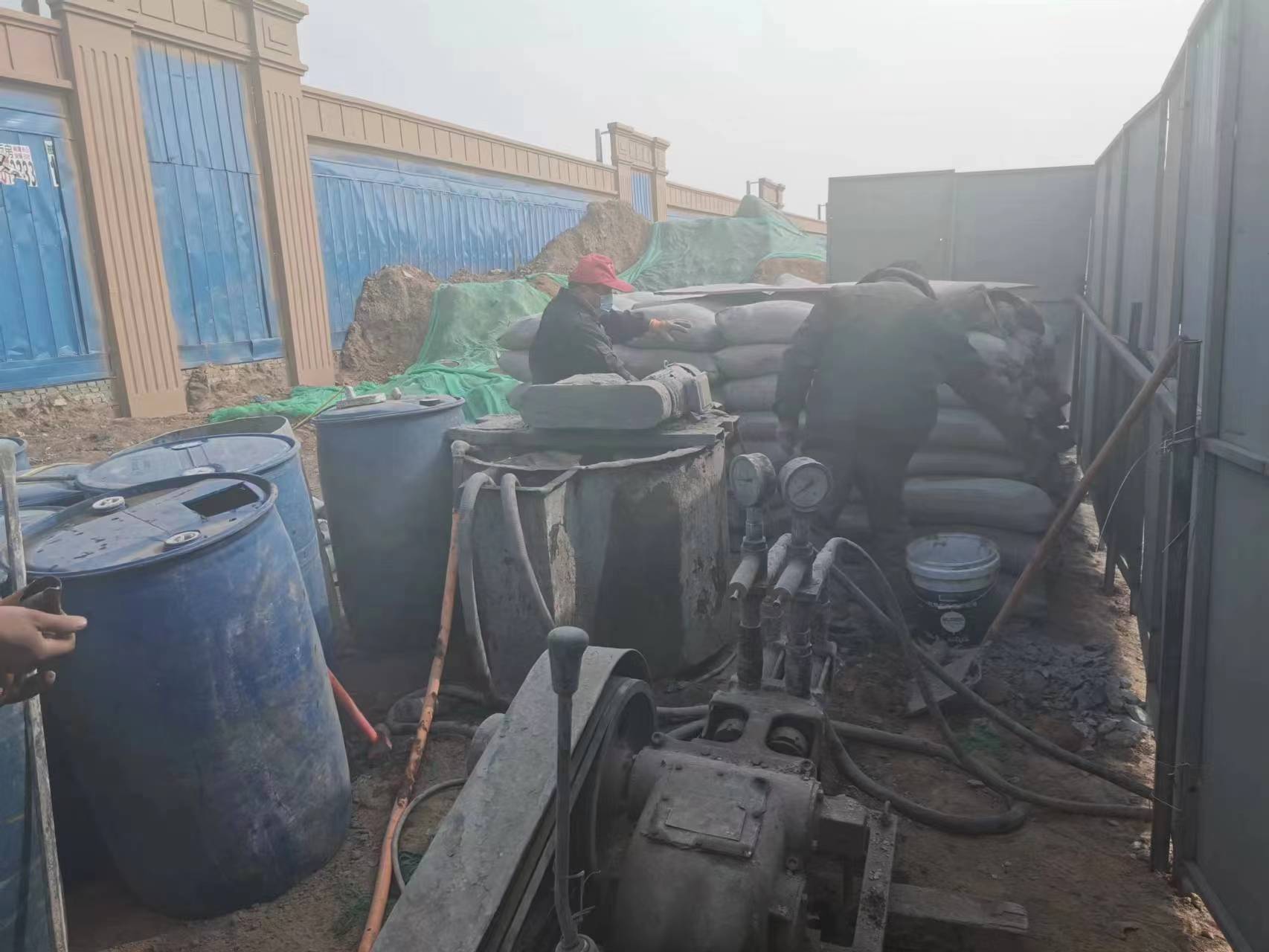 黄潭镇房屋下沉注浆